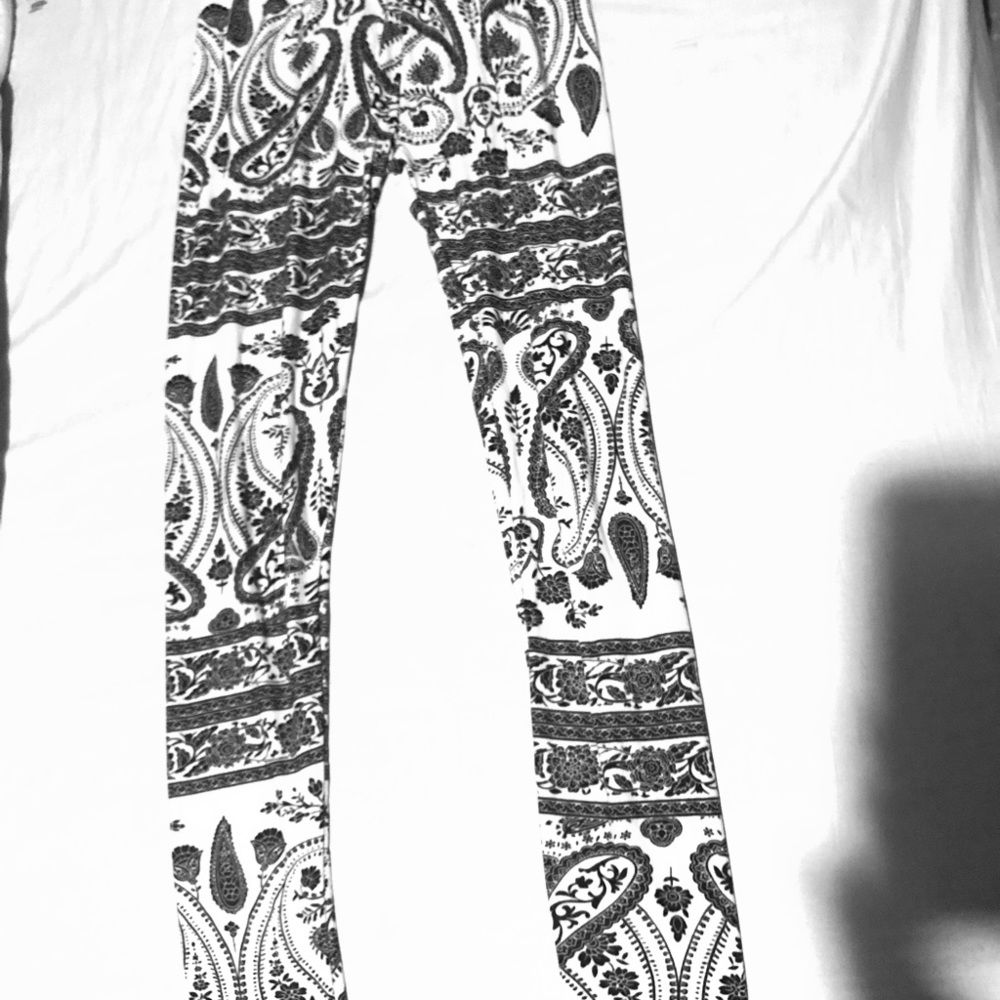 Paisley print leggings